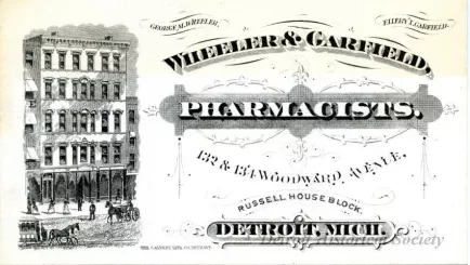 Card, Business - Wheeler & Garfield, Pharmacists
