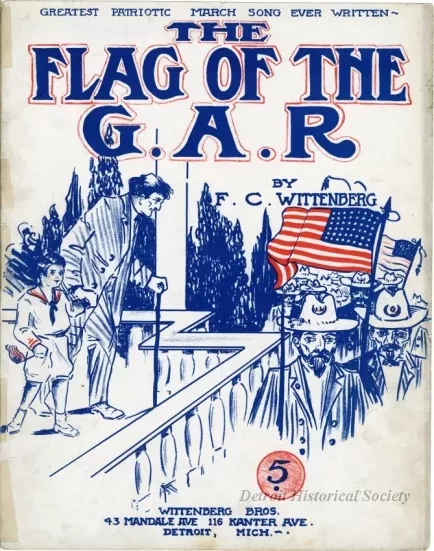Music, Sheet - The Flag of the G.A.R.