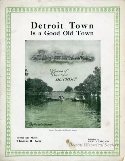 Music, Sheet - Detroit Town is a Good Old Town