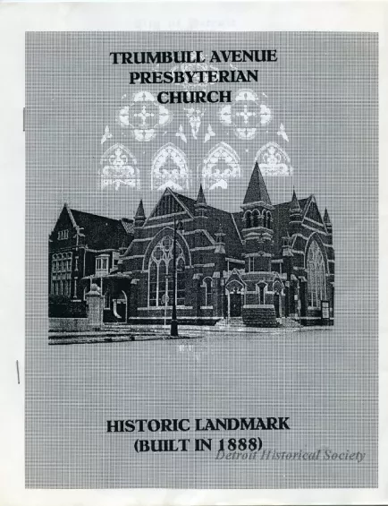 Report - Proposed Trumbull Avenue United Presbyterian Church Historic District Final Report