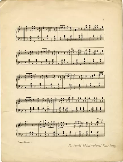 Music, Sheet - Pingree March