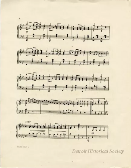Music, Sheet - Greater Detroit