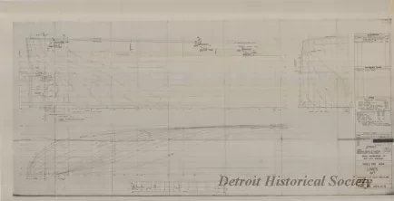 Drawing, Technical - Hull No. 424, Lines For'd 
[SS Richard M. Marshall, SS John Dykstra, SS Benson Ford]