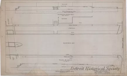 Drawing, Technical - Rubble Stone Walls, New Sallyport,
Fort Wayne, Michigan