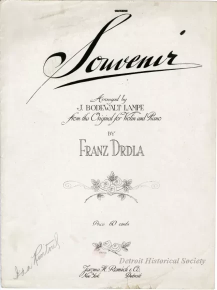 Music, Sheet - Souvenir
