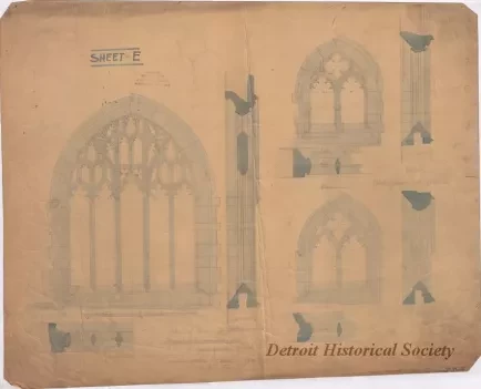 Drawing, Architectural - Sheet E
[Trinity Episcopal Church]