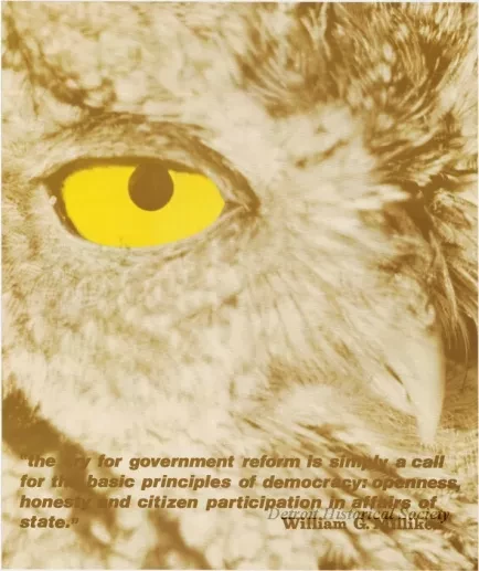 Poster - Ethics in Government
[Milliken for Michigan]