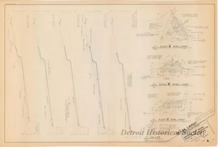 Blueprint - Plaza Layout,
Historic Fort Wayne Parade Grounds Construction