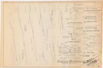 Blueprint - Site Details, 
Historic Fort Wayne Parade Grounds Construction