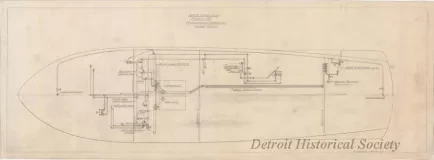 Drawing, Technical - Fisher 58,
Water Piping Plan