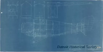 Blueprint - Longitudinal Section (Fuselage),
Aerial Sedan Model SM-20