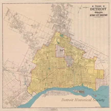 Map - Federal Map of Detroit