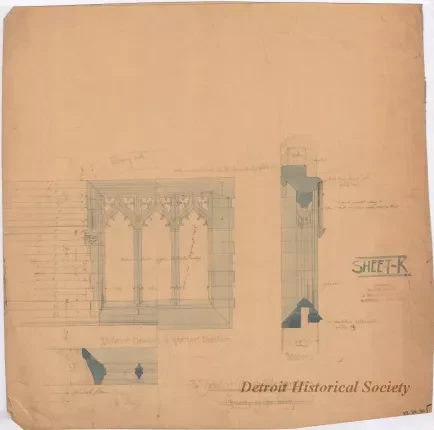 Drawing, Architectural - Sheet K
[Trinity Episcopal Church]