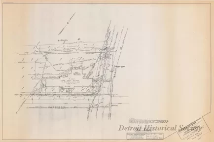 Blueprint - Hospital Building, 
Historic Fort Wayne