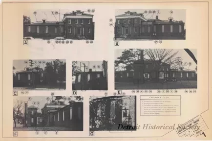 Blueprint - Historic Fort Wayne,
Post Hospital Restoration