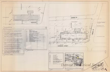 Blueprint - Historic Fort Wayne,
Post Hospital Restoration