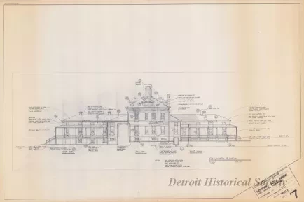Blueprint - Historic Fort Wayne,
Post Hospital Restoration