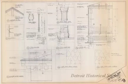 Blueprint - Historic Fort Wayne,
Post Hospital Restoration
