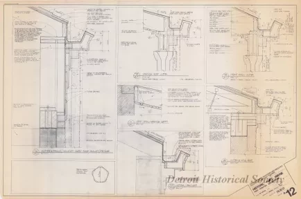 Blueprint - Historic Fort Wayne,
Post Hospital Restoration