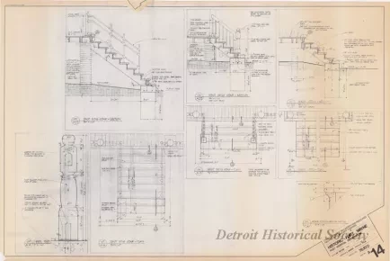 Blueprint - Historic Fort Wayne,
Post Hospital Restoration