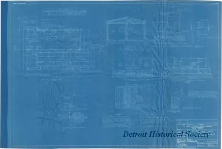 Blueprint - Detroit Boat Yard - 
Boatshed, Paving and Trackwork, 
Electrical