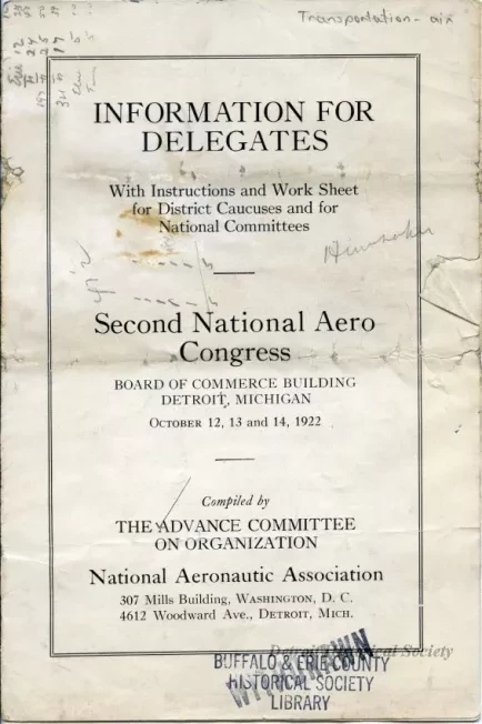 Program - Information for Delegates, With Instructions and Work Sheet for District Caucuses and for National Committees.