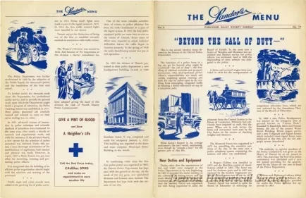 Menu - The Sanders Menu, Vol. 3, No. 19