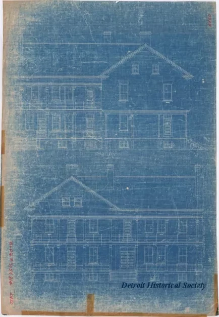 Blueprint - Two Co. Barrack
[Building No. 305 & 314]