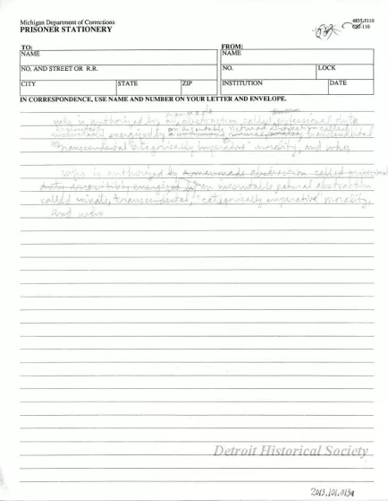 Letter
