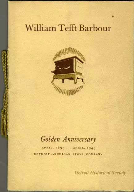 Booklet - Booklet - Golden Anniversary of William Tefft Barbour