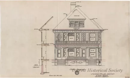Drawing, Architectural - Front Elevation