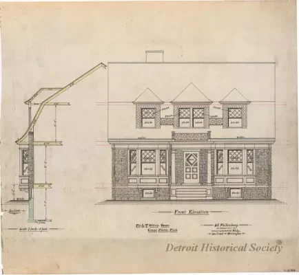 Drawing, Architectural - Front Elevation