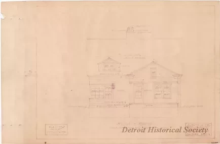 Blueprint - Front Elevation