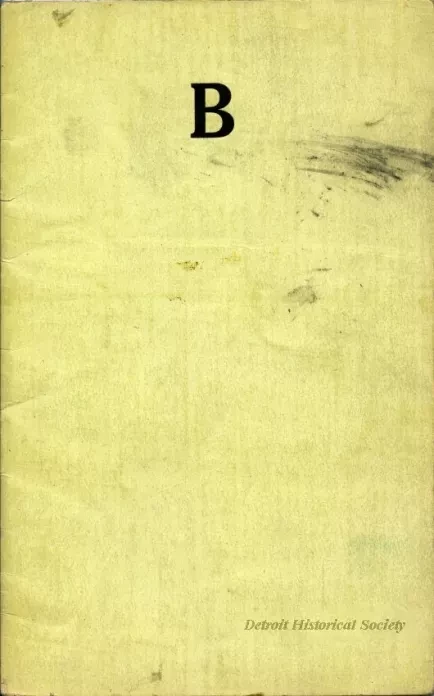 Booklet