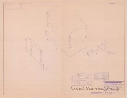 Blueprint - Ammunition Boxes - Lt. Artillery, 6 & 12 Pdr.