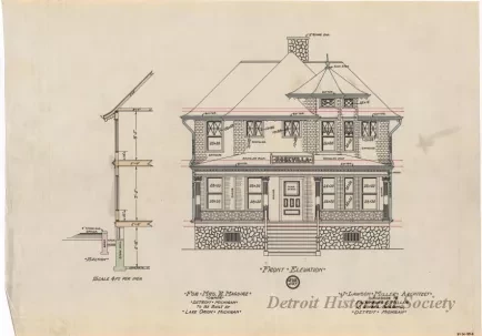 Drawing, Architectural - Front Elevation