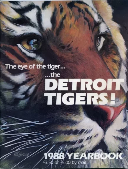 Yearbook - Detroit Tigers 1988 Yearbook