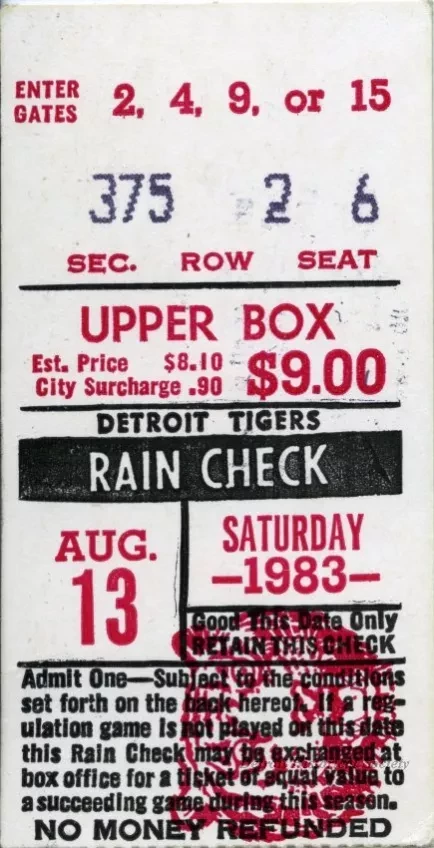 Ticket, Admission