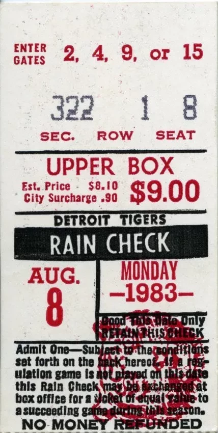 Ticket, Admission