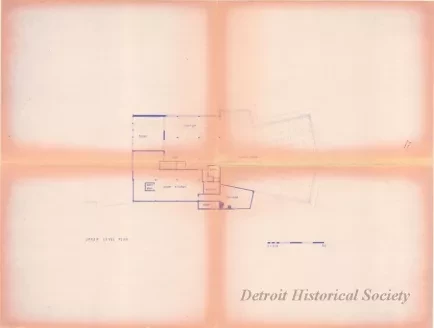Blueprint - Upper Level Plan
