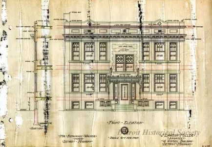 Drawing, Architectural - Front Elevation
