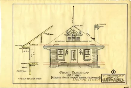 Drawing, Architectural - Front Elevation