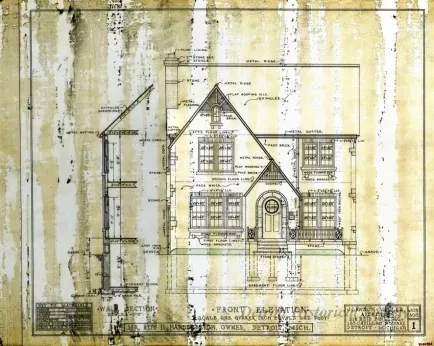 Drawing, Architectural - Front Elevation