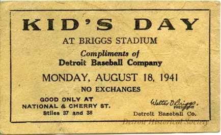 Ticket, Admission