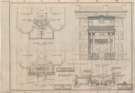 Drawing, Architectural - The Stoepel Estate
[Lexington Apartments]