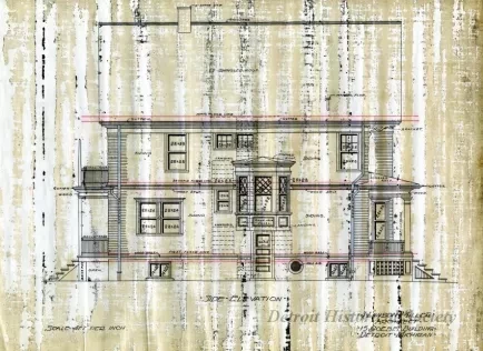 Drawing, Architectural - Side Elevation