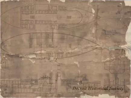 Drawing, Technical - Steamer No. 10
[SS Darius Cole]