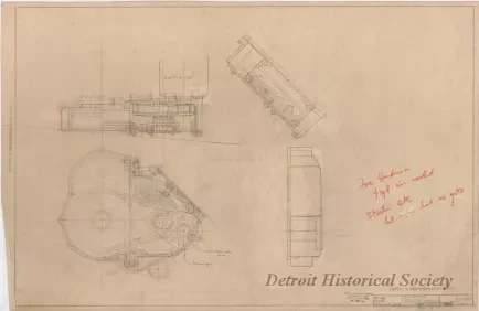 Drawing, Technical - Starter Electric - Layout