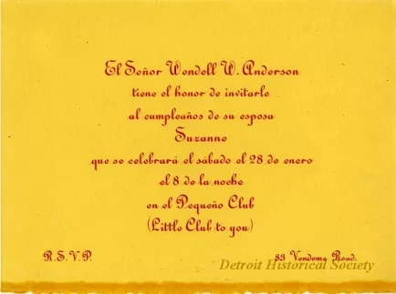 Invitation