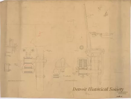 Drawing, Technical - Rear Spring Front Shackle,
Rear Spring Trunnion